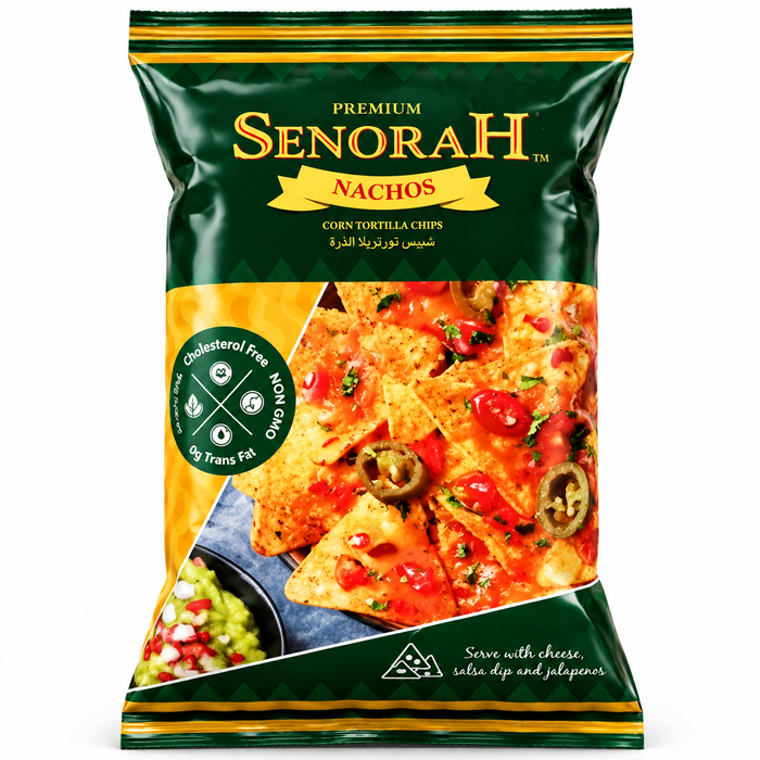 Senorah Nachos Corn Tortilla Chips – fun food equipment and supplies for UAE customers, Dubai