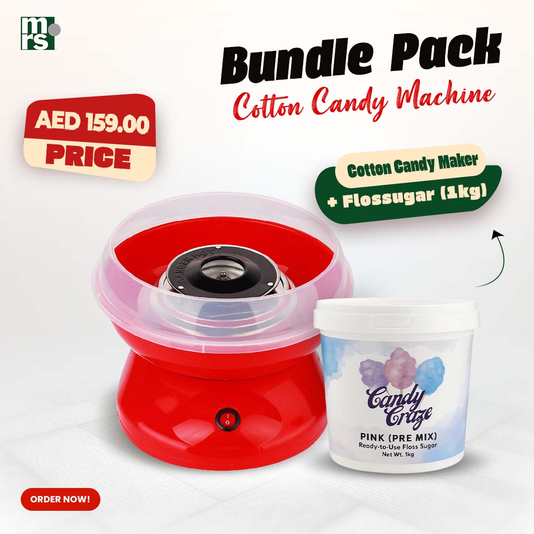 Cotton Candy Maker – Bundle Pack