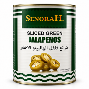 Senorah Sliced Green Jalapenos