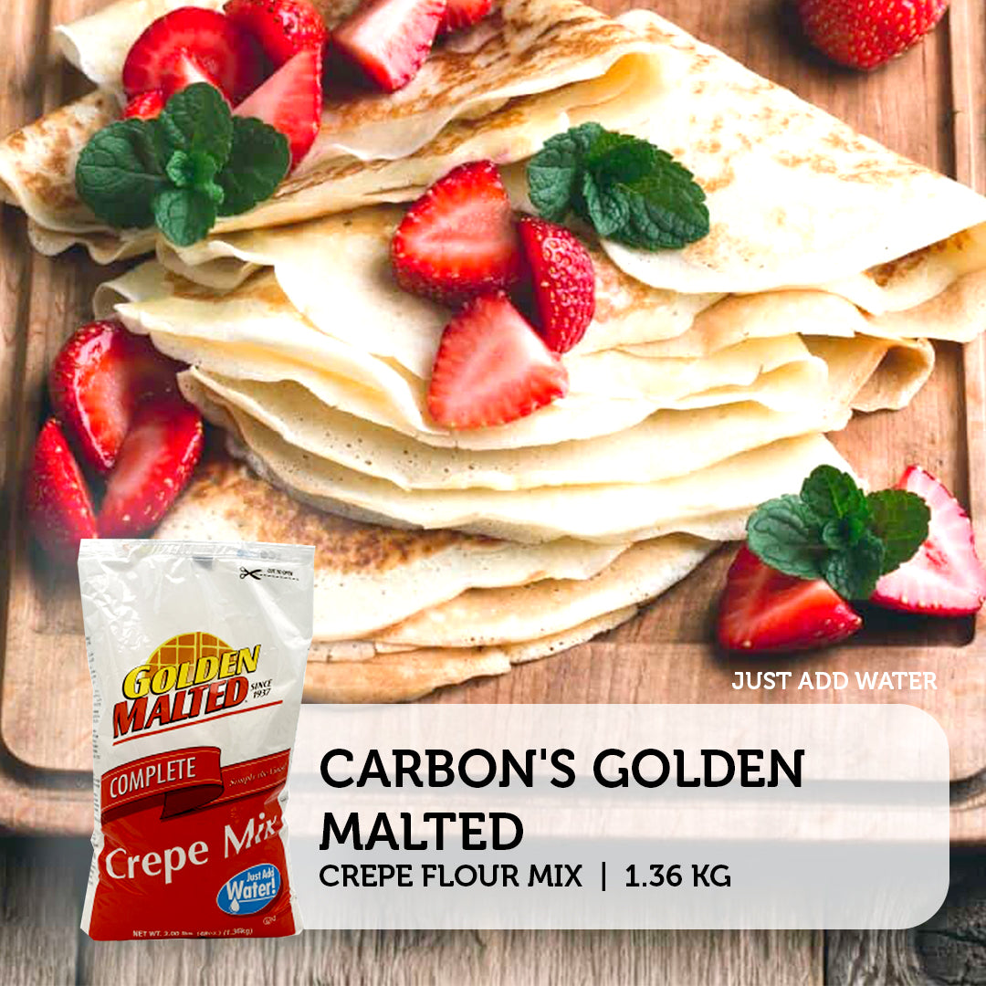 Carbon's Golden Malted Crepe Flour Mix - Complete Mix  - Just Add Water