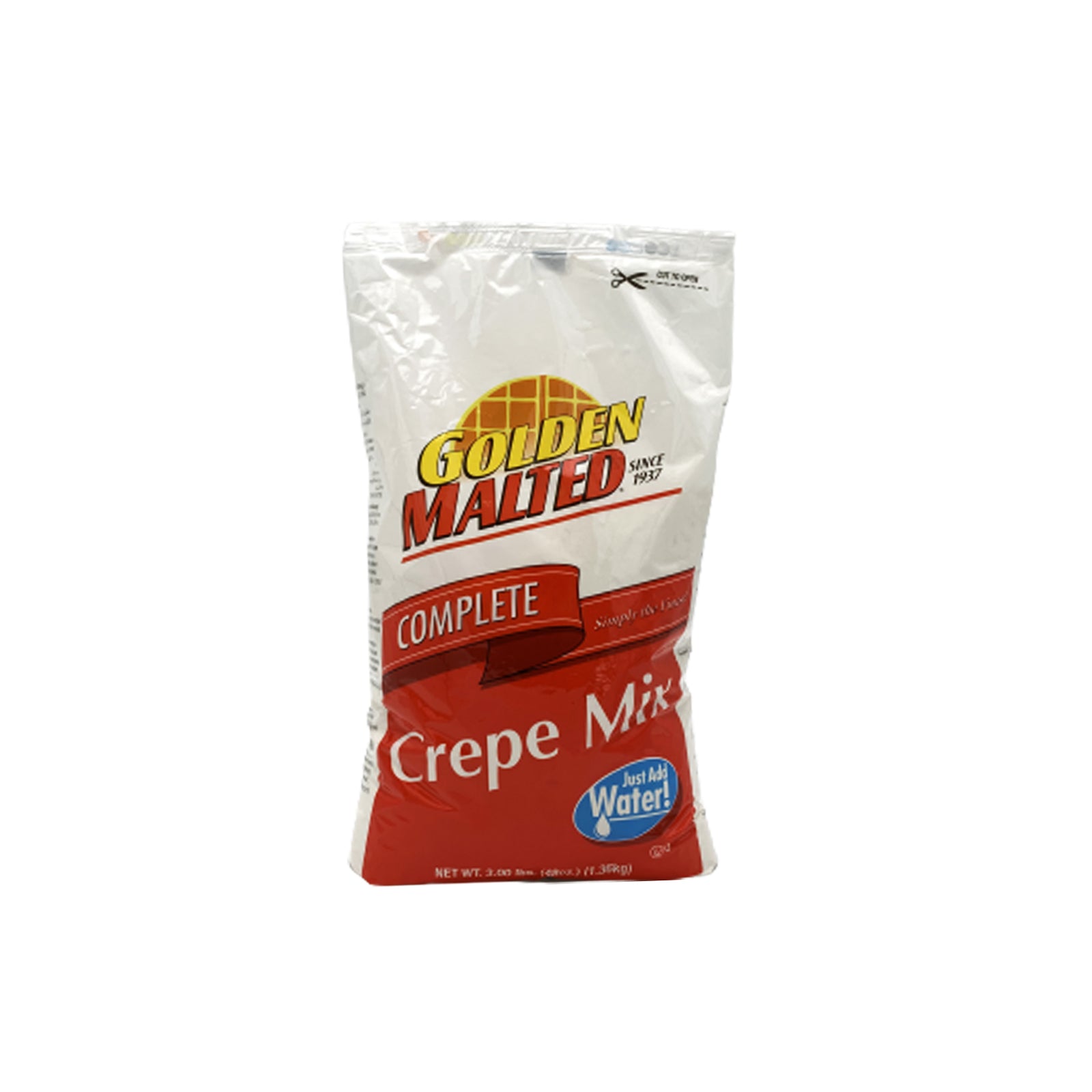 Carbon's Golden Malted Crepe Flour Mix - Complete Mix  - Just Add Water