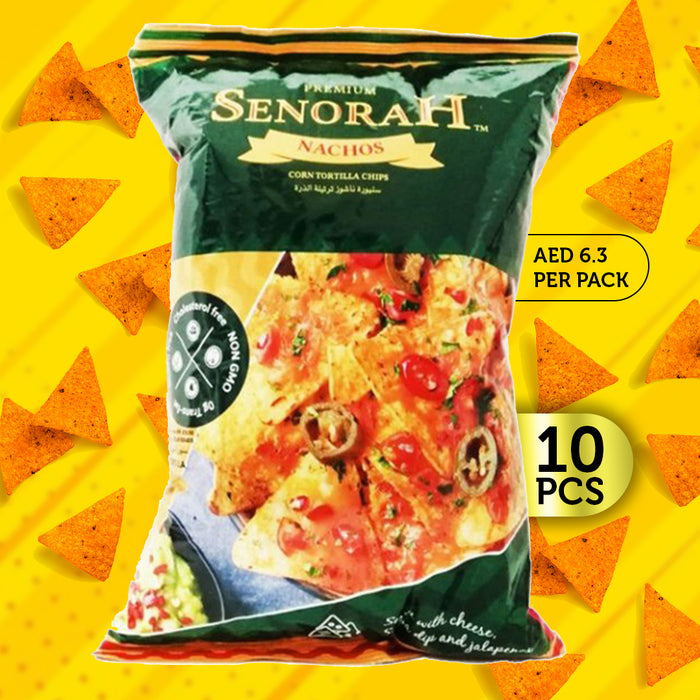 Senorah Nachos Corn Tortilla Chips – fun food equipment and supplies for UAE customers, Dubai